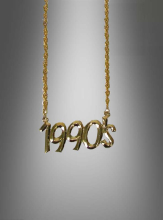 1990er Halskette goldfarben  1990er Halskette goldfarben