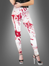 Blutige Leggings Damen  Blutige Leggings Damen