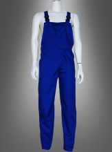 Waschbare blaue Latzhose für Kinder 