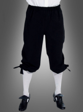 Schwarze Kniebundhose Barock 