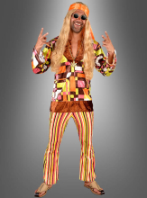 Karl Retro Hippie Herrenkostüm  Karl Retro Hippie Herrenkostüm