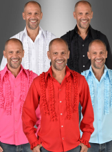 Schlagerparade 4-reihiges Rüschenhemd  Schlagerparade 4-reihiges Rüschenhemd