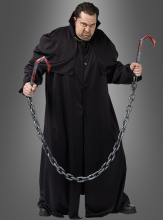 Ketten mit blutigen Fleischerhaken 