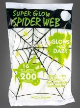 Leuchtendes Spinnennetz Halloween 60 g  Leuchtendes Spinnennetz Halloween 60 g