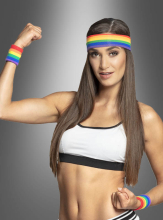 Sweatband Set Rainbow CSD  Sweatband Set Rainbow CSD