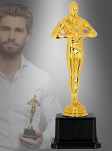 Golden Trophy Winner Prize 21cm 