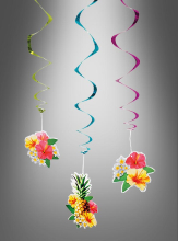 Deco swirls summer party 3 pcs.  Deco swirls summer party 3 pcs.