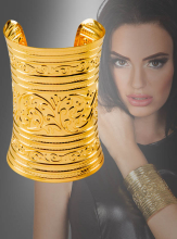 Breiter goldener Armreif  Breiter goldener Armreif