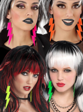 Neon Flash 80s Earrings  Neon Flash 80s Earrings