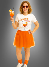 4-piece Cocktail Costume Set orange 