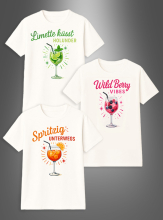 Cocktail Shirt Set 3 Stück  Cocktail Shirt Set 3 Stück