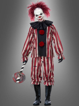 Creepy Nightmare Clown Costume XXL 