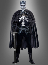 Skeleton King Costume Adult with Mask 