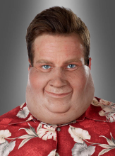 Mask Chubby Cheeks Double Chin 