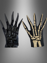 Skeleton Gloves Deluxe two Sizes 