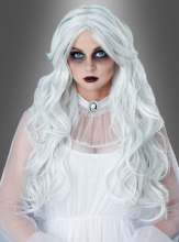 White Curly Wig for Ghost Women 
