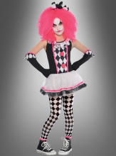 Clown Harlequin for Children pink 