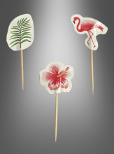20 x Cocktail Picks Hawaii Party  20 x Cocktail Picks Hawaii Party