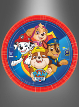 8 x Paw Patrol Paper Plates blue-red 22,8 cm  8 x Paw Patrol Paper Plates blue-red 22,8 cm