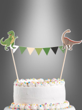 Dino cake decoration banner 15x20cm  Dino cake decoration banner 15x20cm