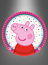 8 x Peppa Pig Plates 18 cm  8 x Peppa Pig Plates 18 cm