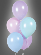 Latex Luftballons pastellfarben 27,5 cm  Latex Luftballons pastellfarben 27,5 cm