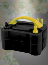 Electric balloon pump with two nozzles  Electric balloon pump with two nozzles