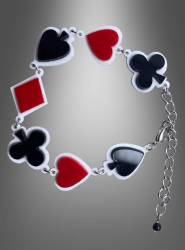 Product image 1 of the product “Las Vegas Poker Bracelet silver ”