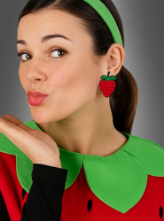 Artikelbild 1 des Artikels “Erdbeeren Ohrstecker flach Stecker flach“
