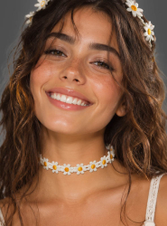 Artikelbild 1 des Artikels “Gänseblümchen Halsband für Blumenkinder “