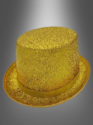 Product image 1 of the product “Glitter Top Hat silver or gold gold”