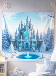 Product image 1 of the product “Frozen Castle 150x150cm Photo Background ”
