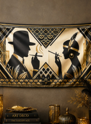 Artikelbild 1 des Artikels “20er Jahre Party 100x190cm Wanddeko waschbar “