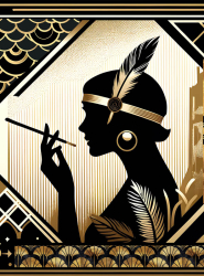 Product image 1 of the product “20s Party Fabric Wall Deco 100x190cm ”