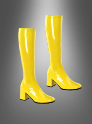 Artikelbild 1 des Artikels “70er Jahre Stiefel Lackstiefel Gelb | 38“