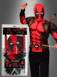 Artikelbild 1 des Artikels “Deadpool Kostüm Set mit Waffen “