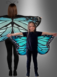 Artikelbild 1 des Artikels “Blaue Schmetterlingsflügel für Kinder und Erwachsene “