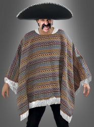Product image 1 of the product “Mexican Poncho Deluxe XS-5XL ”