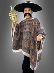 Product image 1 of the product “Mexican Poncho Deluxe S-XXXL ”