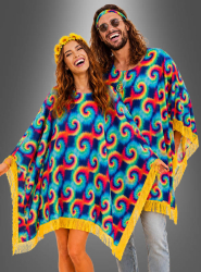 Artikelbild 1 des Artikels “Hippie Poncho im Batiklook Unisex “