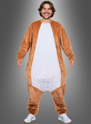 Product image 1 of the product “Waschable Basic Plush Jumpsuit for Animal Costumes ”