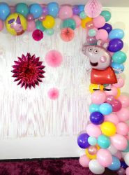 Artikelbild 1 des Artikels “Peppa Pig Party Wand Deko Set 108 Teile “