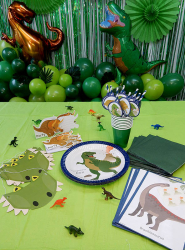 Product image 1 of the product “Dino Party Birthday Table Set 81 pcs ”
