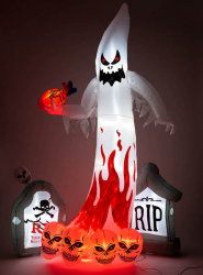 Product image 1 of the product “Giant inflatable Ghost with Light 270cm ”