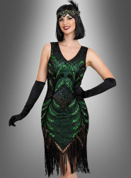 Artikelbild 1 des Artikels “Glamouröses Flapper Kleid Vivian 44 - Grün“