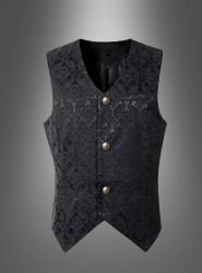 Product image 1 of the product “Brocade Men's Vest black black | XL 52”