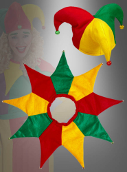 Artikelbild 1 des Artikels “Narrenkappe und Kragen Kostümset Unisex “