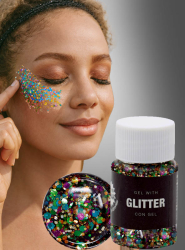 Artikelbild 1 des Artikels “Fläschchen Glittergel bunt, 20 gr “