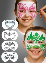 Product image 1 of the product “Makeup Stencils, 4 Designs ”
