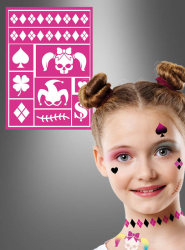 Product image 1 of the product “Harlequin Makeup Stencil 14x20 cm ”